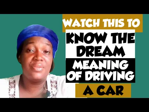 Download MP3 WHAT IS THE MEANING OF DRIVING A CAR IN THE DREAM... DREAMS ABOUT CARS