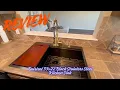 Doirteal 33x22 Black Stainless Steel Kitchen Sink Review Best 16 Gauge Drop-In Workstation Sink
