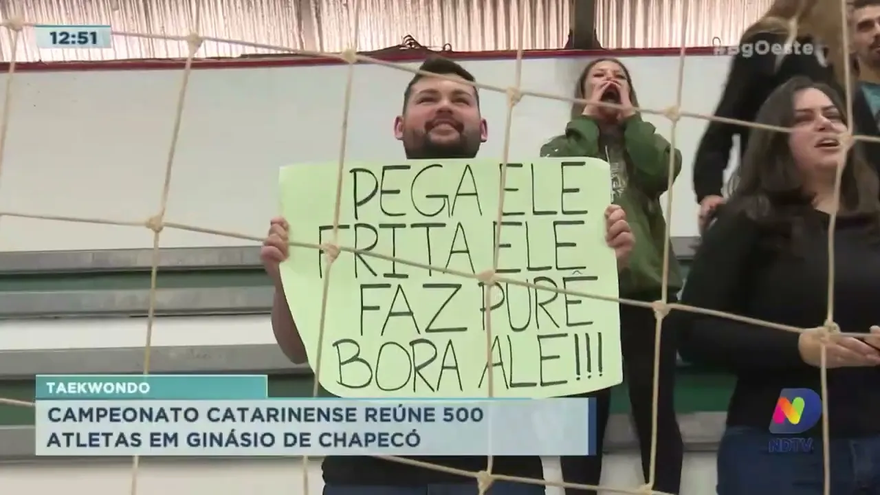 Campeonato Catarinense de Taekwondo reúne 500 atletas em ginásio de Chapecó