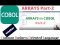Arrays Part 2 COBOL