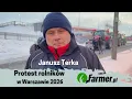 Lagu Protest rolników w Warszawie - 9.01.2026 - Janusz Terka | Farmer.pl