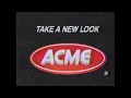 Acme Super Market ad shown in 1989