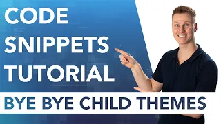 Wordpress Code Snippets Tutorial Add Custom PHP and CSS To Your Website
