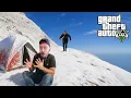 FRANKLIN ILE TÜRKPRO GECE KARLI TEPEDE ÇADIR KURDU - GTA 5 MODS