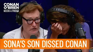 Conan Has Beef With Sona s Son Conan O Brien Needs a Friend