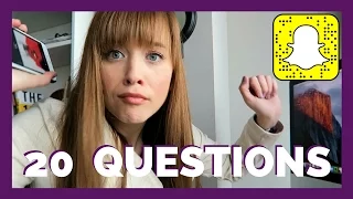 20 SNAPCHAT QUESTIONS