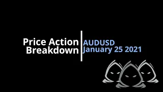 Price Action Breakdown - AUDUSD January 25 2021
