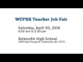 WCPSS Teacher Job Fair 2016
