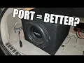 SEALED vs PORTED cheap 12 Subwoofer Showdown