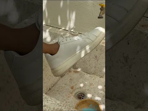 Clean ANY Dirty White Sneakers Without Bleach in 5 Minutes!