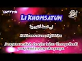 Lagu Lirik LI KHOMSATUN versi rock metal gothic