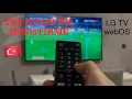 Changing the language on LG TV webOS for TRT Kurdi Switching from Kurdish to Turkish