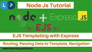EJS Templating with Express Routing Passing Data to Template Navigation Node Js Tutorial
