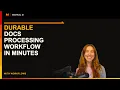 Build a document processing workflow in 30 minutes