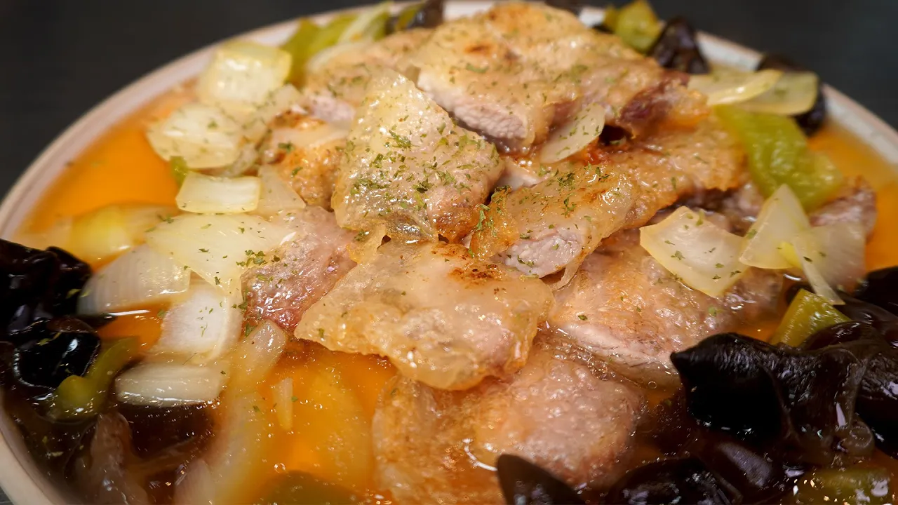 삼겹살 라이스페이퍼 탕수육