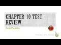 Chapter 10 Test Review