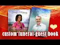 Funeral Guest Book - Custom Memorial Guest Books