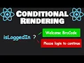 How to CONDITIONAL RENDER in React
