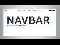 Responsive Navbar ASMR Tutorial Using HTML CSS JS
