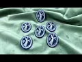 4 49 Blue Vintage Cameo Transform Your Jewelry with Head Embossed DIY Accessories
