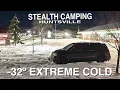 Lagu -32º Cold Town Winter Van Camping • Huntsville VanLife