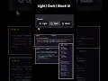 Theme Light dark black Using html CSS JavaScript