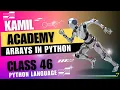 Arrays in Python Comprehensive Guide for Beginners In Pashto Language Class 46