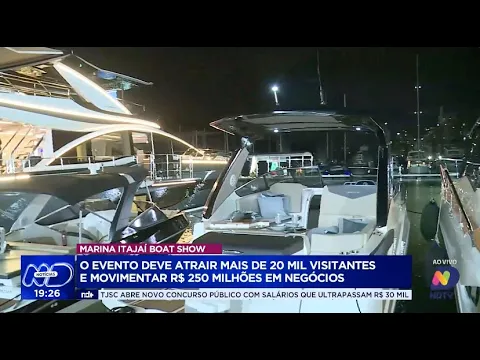 Marina Itajaí Boat Show: evento náutico deve gerar R$ 250 milhões em negócios