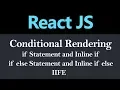 Conditional Rendering in React JS Hindi