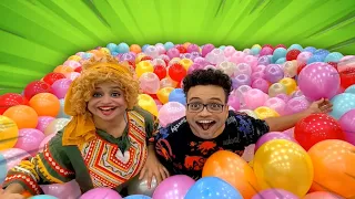 4 الحلقة مسلسل عالم مشروع جواز I تحدي تلاقي مفتاح الصندوق جوة البالونات في رمضان مسابقات جدو مناسو 