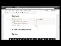 Control Flow IF ELSE Machine Learning Course Applied AI Tutorial 9