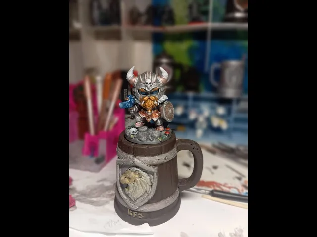 Chibi Dwarf Rpg Action Figure 75mm video thumbnail