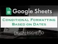 Google Sheets Tips - Conditional Date Formatting