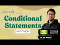 1 5 1 Python Conditional Statements if if-else if-elif-else Hindi