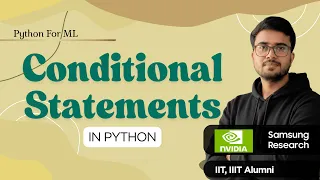 1 5 1 Python Conditional Statements if if-else if-elif-else Hindi