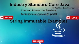 String immutable examples Core Java Tutorial FullStackJava Java Tutorial Java for beginners 2025