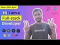 Full stack software developer Intro MERN stack developer