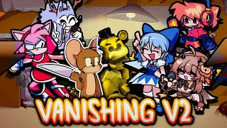 VANISHING V2 But Every Turn A Different Character Sings FNF The Basement Show Everyone Sings It 