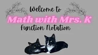 Function Notation - Equations Graphs Tables and Word Problems