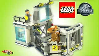 Lego Jurassic World Evasion du Stygimoloch Jouet Toy Review Kids Dinosaure 75927 Pachycephalosaure