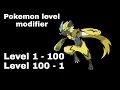 Pokemon gba level modifier cheat