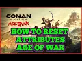 How To Rest Attributes Conan Exiles AGE OF WAR 2023