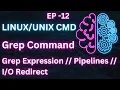 Linux Basic Command Grep Expression Pipelines Redirect EP 12