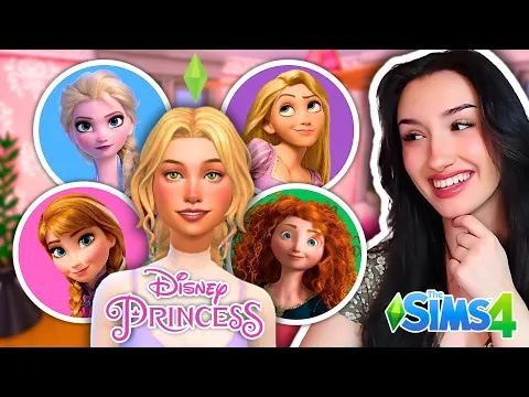 Download MP3 Making The DISNEY PRINCESSES in The Sims 4