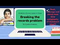 HackerRank-Breaking the records problem sol using Python and Time Complexity of Quick Sort Algorithm