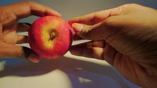 Apple Cutting ASMR Red Apple Fruit Cutting Sound Satisfying Sound Most Satisfying Video 