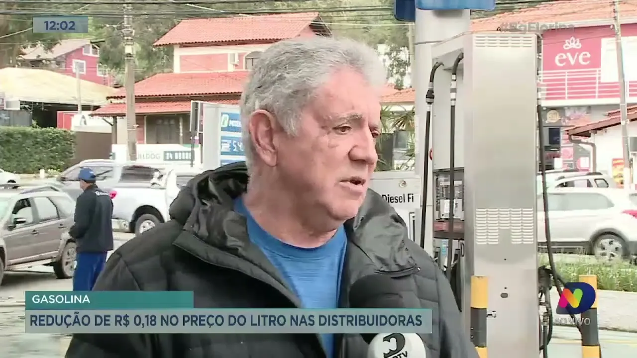 Gasolina tem redução de R$ 0,18 no preço do litro nas distribuidoras
