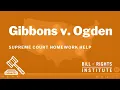 Gibbons v Ogden BRI s Homework Help Series