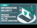 of - Lecture 4 Message Authentication SSL TSL Digital Signature