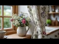 Vintage Kitchen Curtain Ideas Spring Cottage Farmhouse Decor for Small Cozy Kitchens